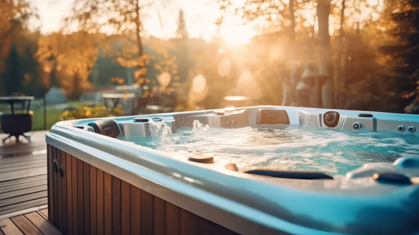 jacuzzi chauffé à l'énergie solaire