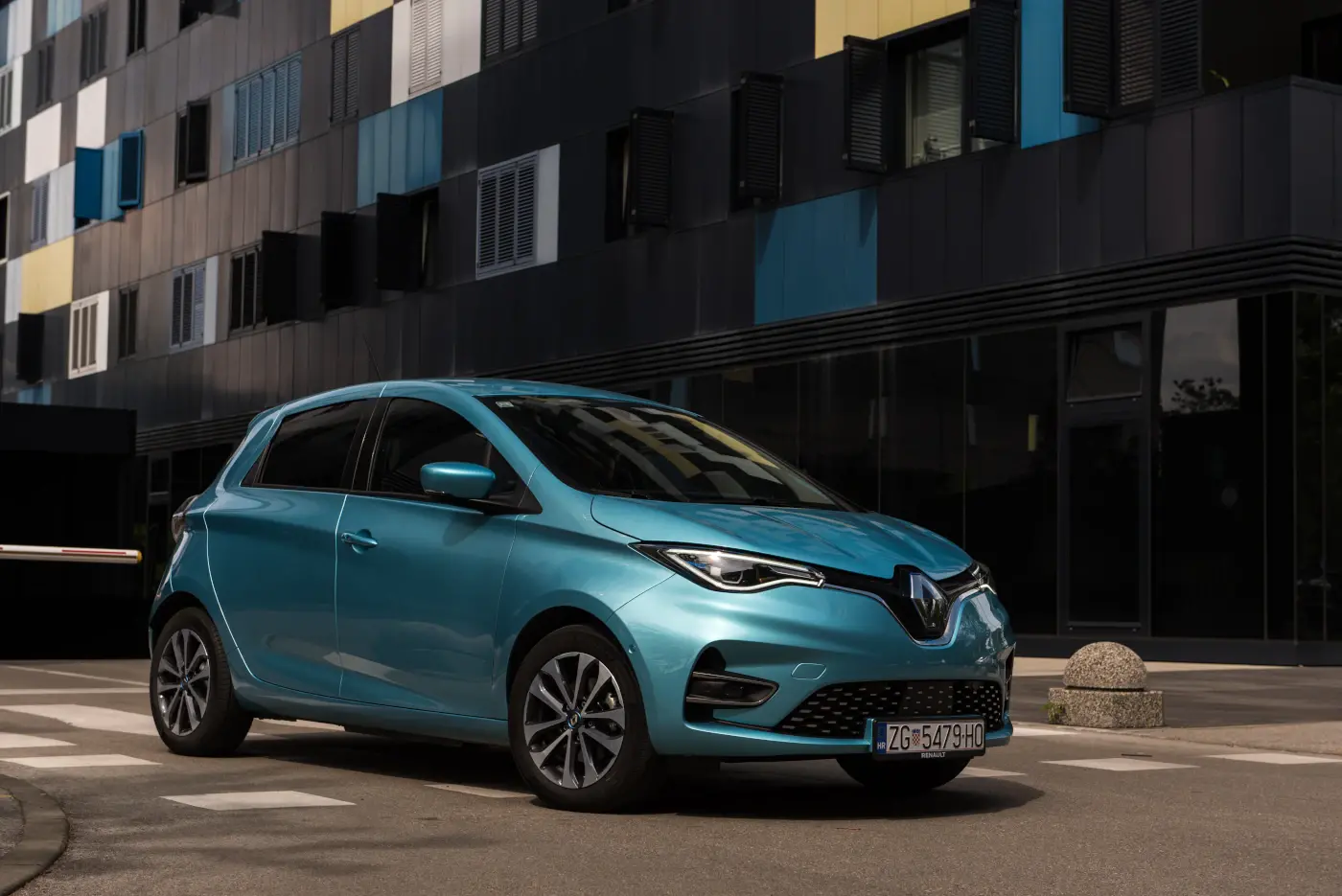 La voiture Renault Zoé, l'une des voitures électriques les plus populaires en France